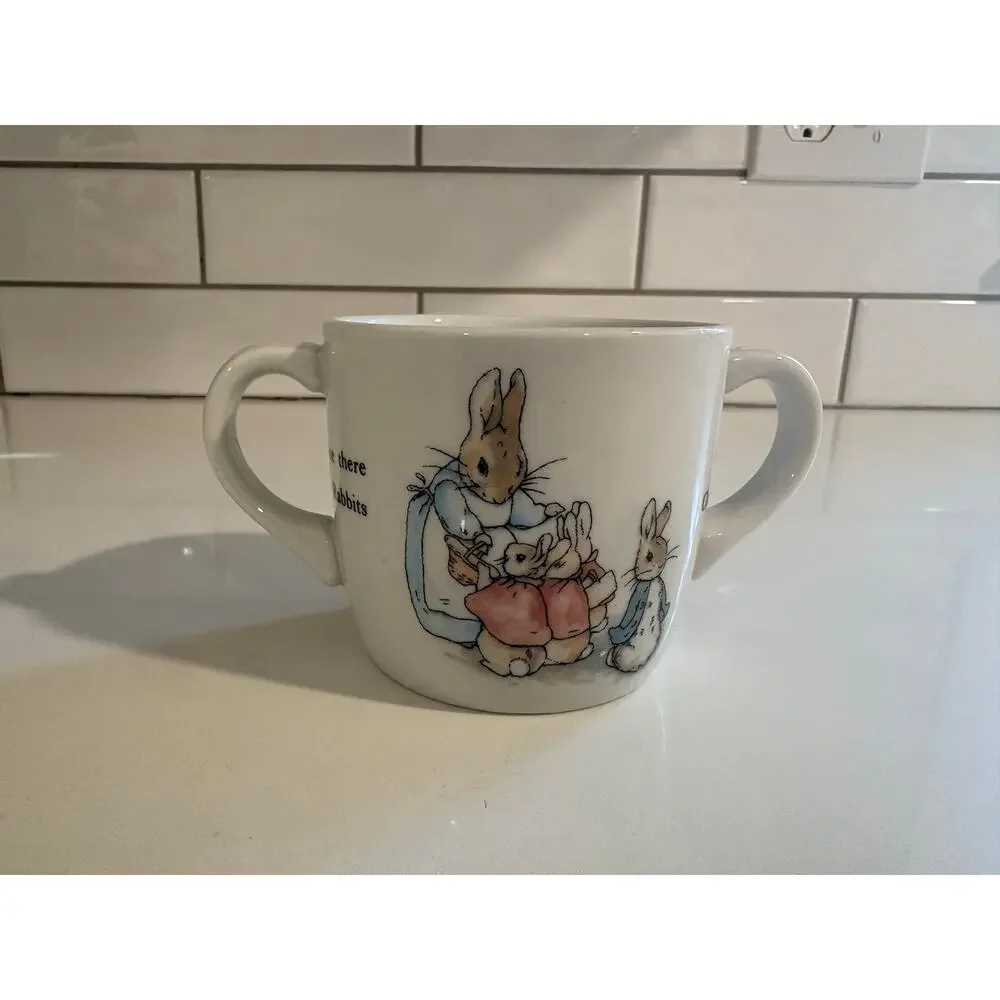 Vintage 1991 Frederick Wayne Wedgwood Peter Rabbit Beatrix Potter Child Mug